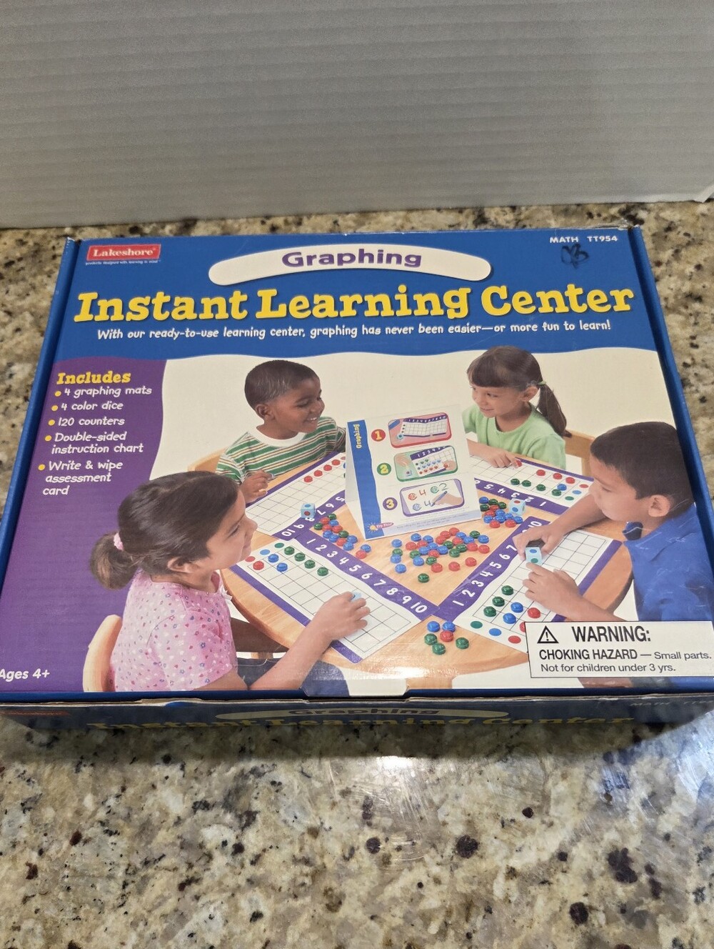 Lakeshore Learning Instant Learning Center Graphing Math TT954 Homeschool Age 4+